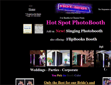 Tablet Screenshot of hotspotphotobooth.com